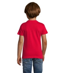 Camiseta infantil de colores publicitaria corte fit